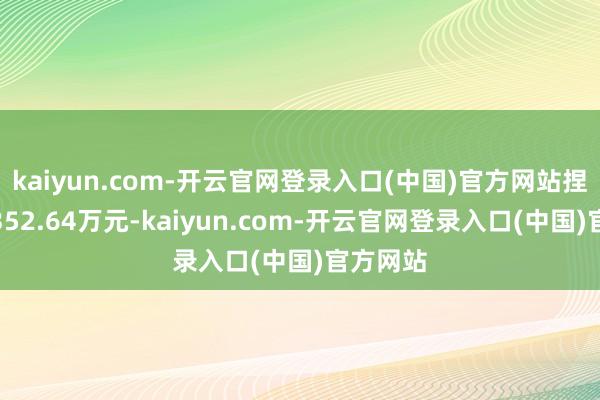 kaiyun.com-开云官网登录入口(中国)官方网站捏股市值352.64万元-kaiyun.com-开云官网登录入口(中国)官方网站